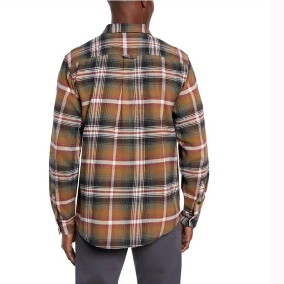 Orvis Men’s Heavyweight Soft 100% Cotton Flannel Shirt Side Pockets M or XL NEW - Picture 3 of 5